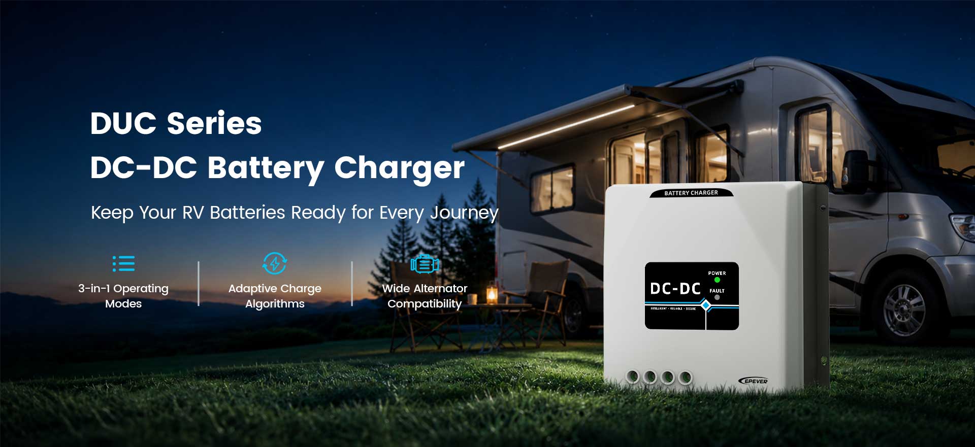 Dòng DUC - Bộ sạc pin DC-DC cho xe RV